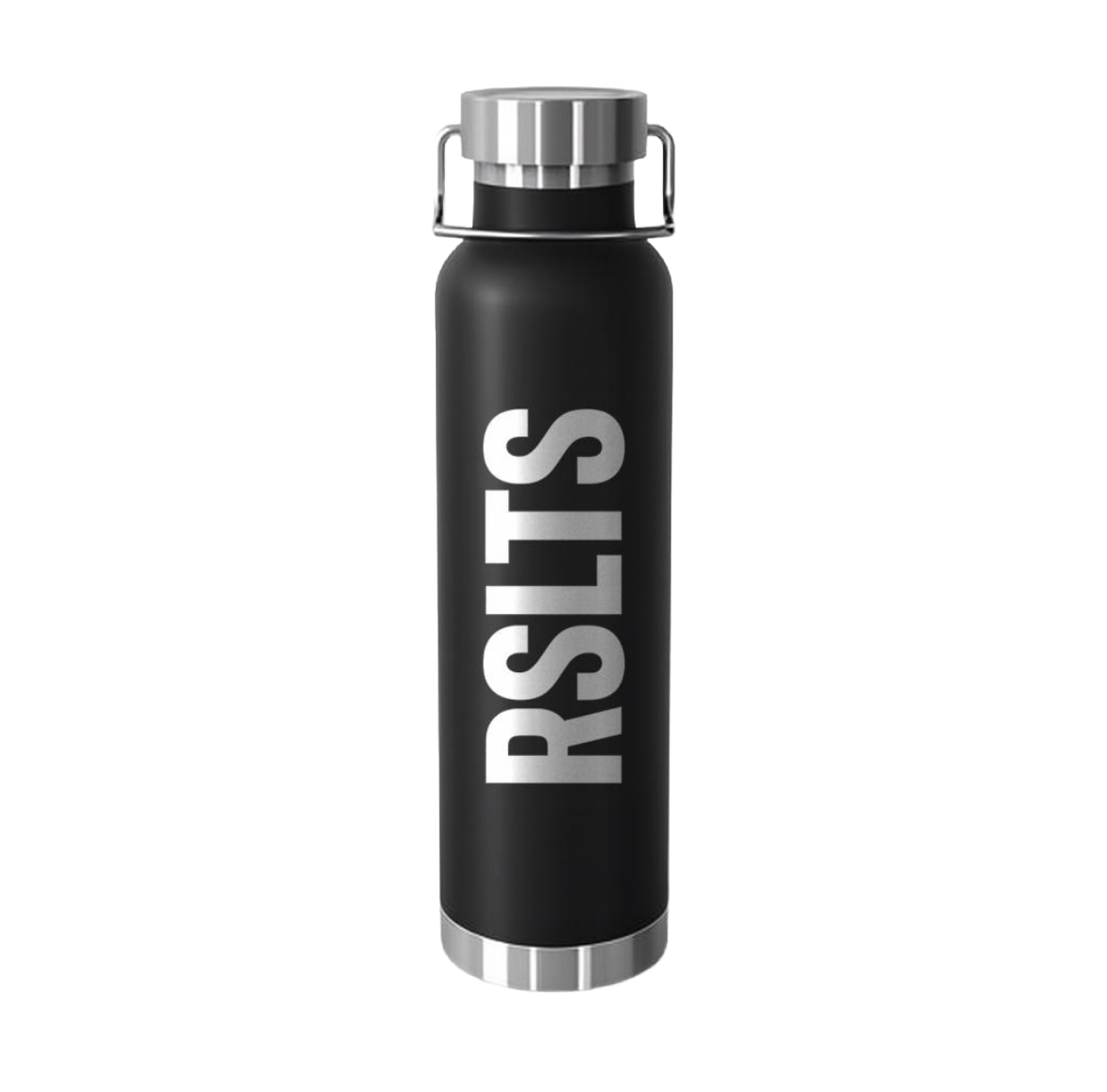 RSLTS Stainless Steel Water Bottle — Matte Black