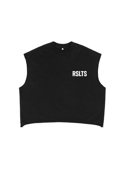 RSLTS Sleeveless Crop Tee